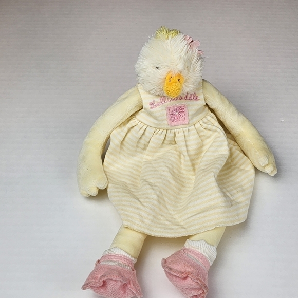 Bunnies by the bay yellow duck plush toy Lolliwaddle - Picture 1 of 10